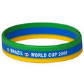 Promotional Srtiped Silicone Bands, Flag Wristbands, Patriotism Rubber